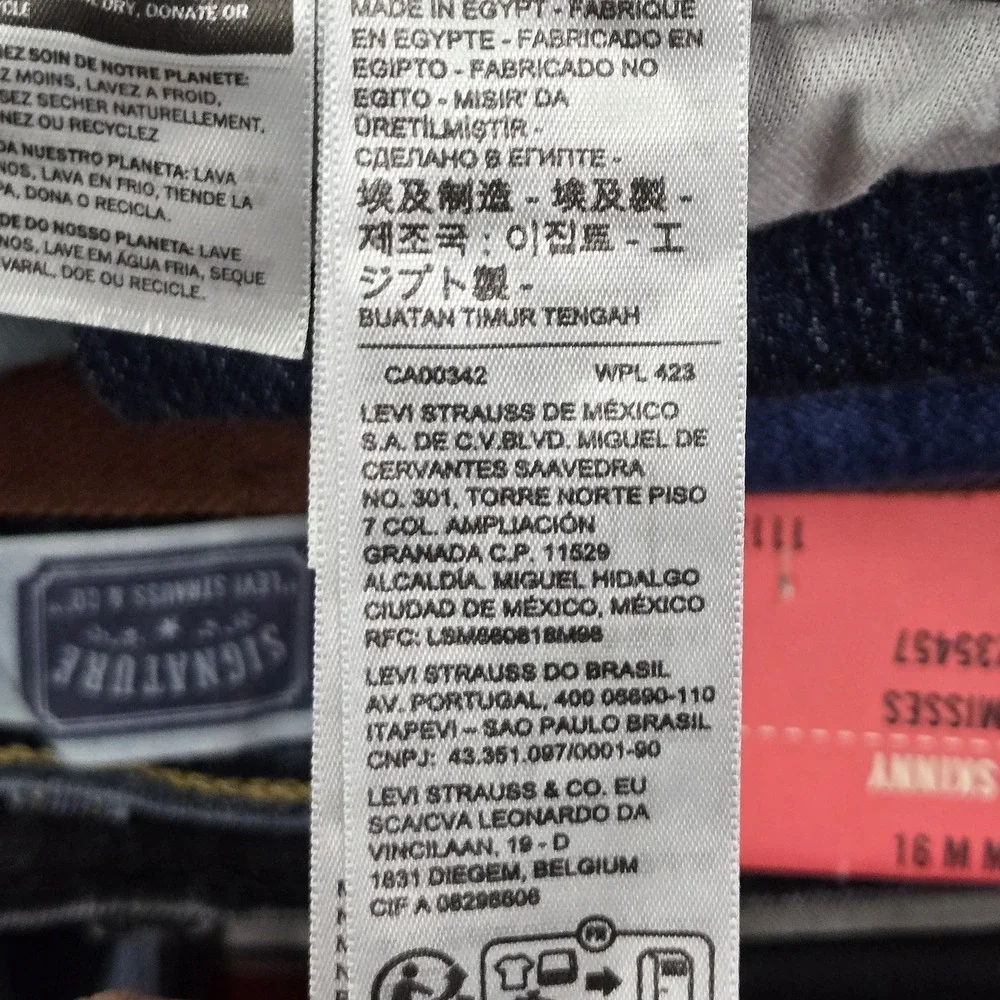 Levi's 514 Men‎ Jeans 32X32 Black Denim Straight Fit 28